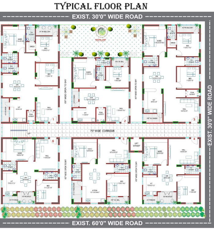 Movva Residency Floor Plans