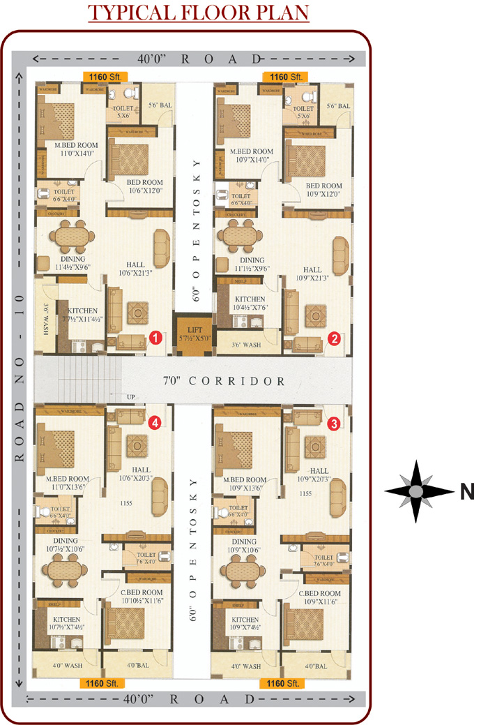 Sai Balaji Hills Floor Plans